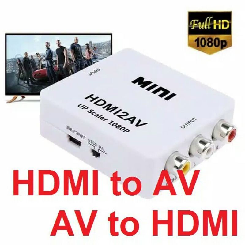HDMI+RCA & Paket Miroring HDMI+ANYCAST HDMI2AV