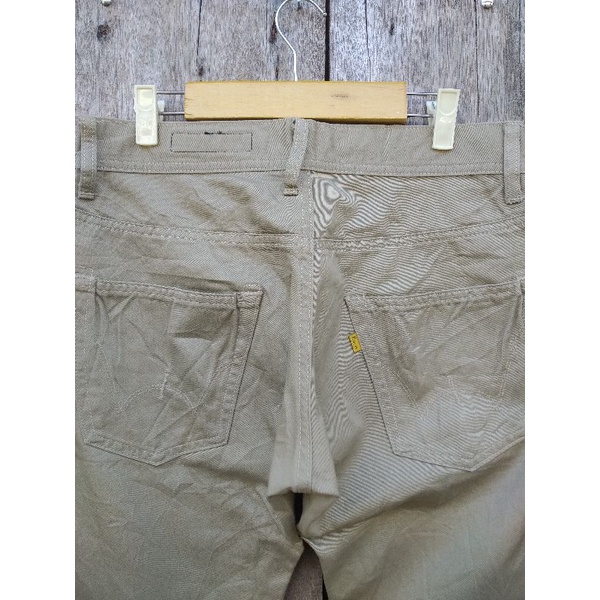 chino edwin e function cream khaki second original