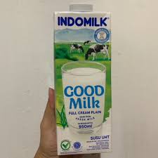 

Susu Indomilk UHT Good Milk full cream plain 900ML