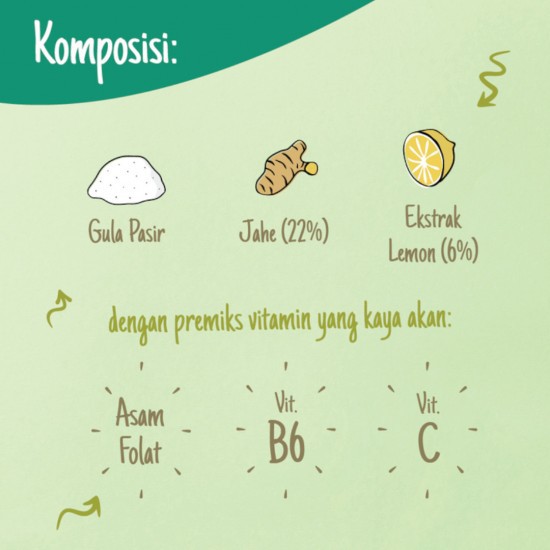 Sensitif Essencia Ginger and Lemon - Minuman Sari Jahe Dengan Campuran Lemon