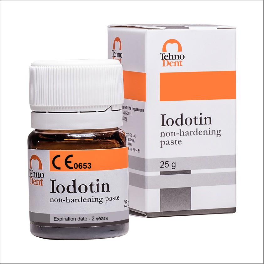 Iodotin Paste, pengisi sementara pada saluran akar gigi yang terinfeksi