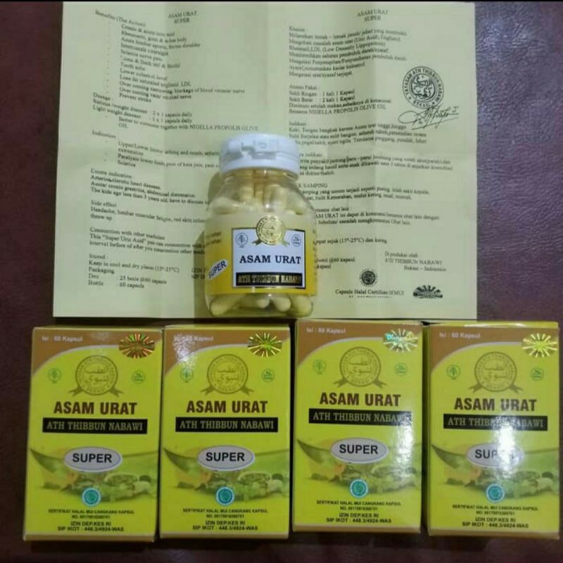 Obat Asam Urat super Ath thibbun nabawi original
