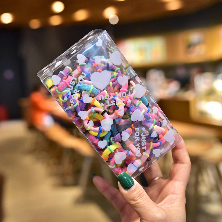  100 Pcs Korea Cincin Rambut  Bayi Lucu Kecil  Peregangan 