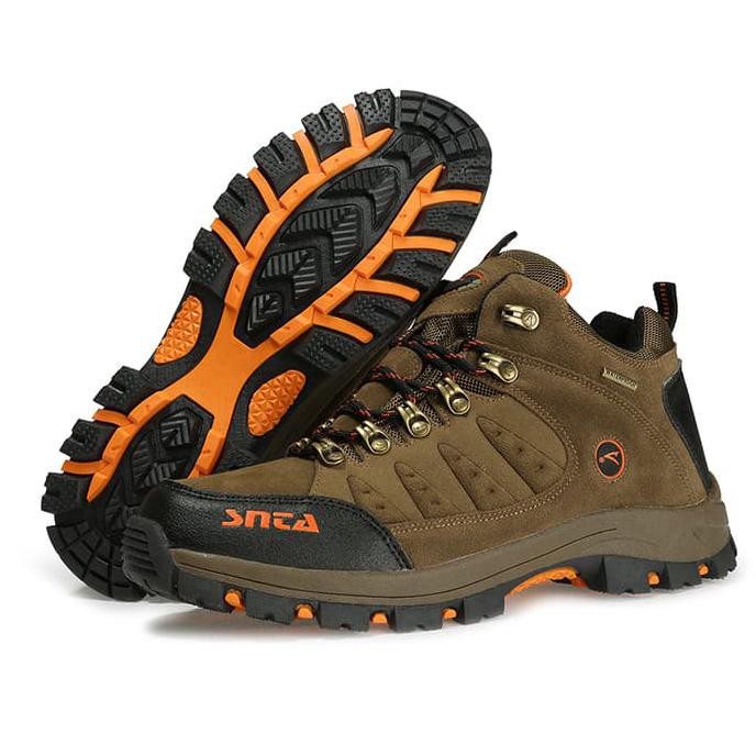 Sepatu Snta 470 Brown orange Waterproof
