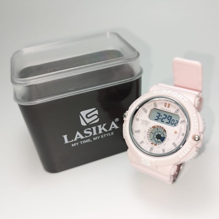 TERMURAH!!! Lasika Jam Tangan Unisex Digital Type 7136 Series Warna Murah Berkualitas