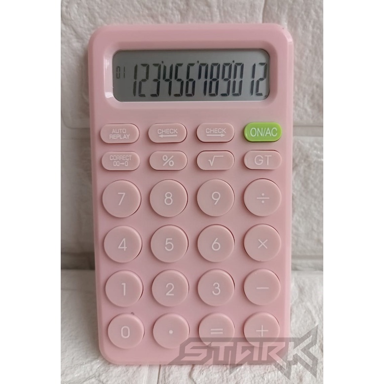 

CT 6112 Kalkulator 12 Digit - Check and Correct - Kalkulator Pocket - Kalkulator Mini - Kalkulator Meja Dagang Pasar - Kalkulator Kantor