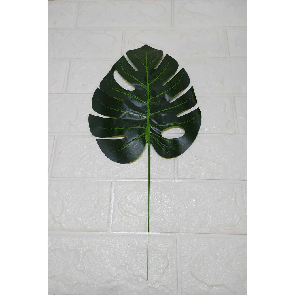 Daun Monstera Lembaran - Bahan Tanaman imitasi Daun Monstera