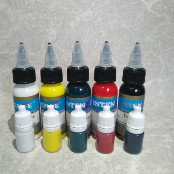 GVQ Σ Tinta tatto intenze 5 ML / tinta tato intenze 5ml murah / Tinta Tattoo Intenze ✪✪ (Produk Kere