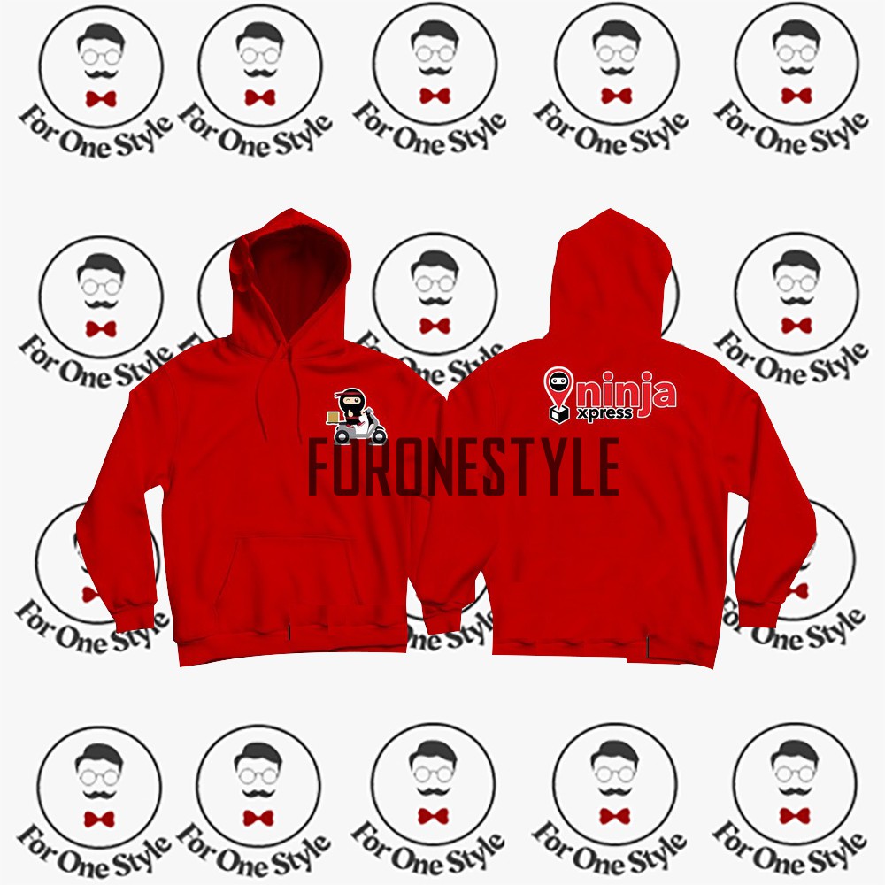 JAKET NINJA XPRESS printing - HOODIE JUMPER JAKET KURIR NINJA XPRESS  - HODIE EXPEDISI NINJA KURIR
