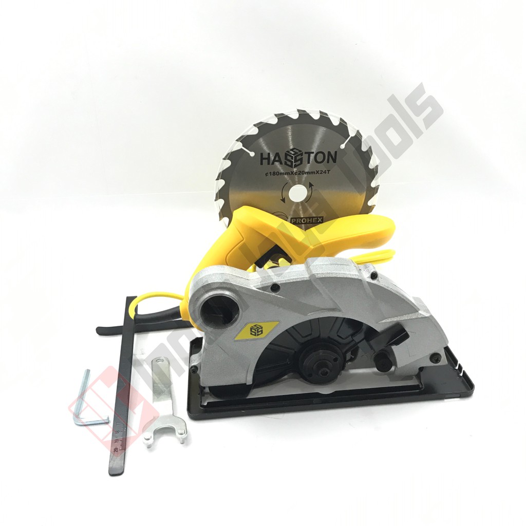 HASSTON PROHEX  3120-001 Mesin Circular Saw 7 Inch - Mesin Potong Kayu Sirkel Circle