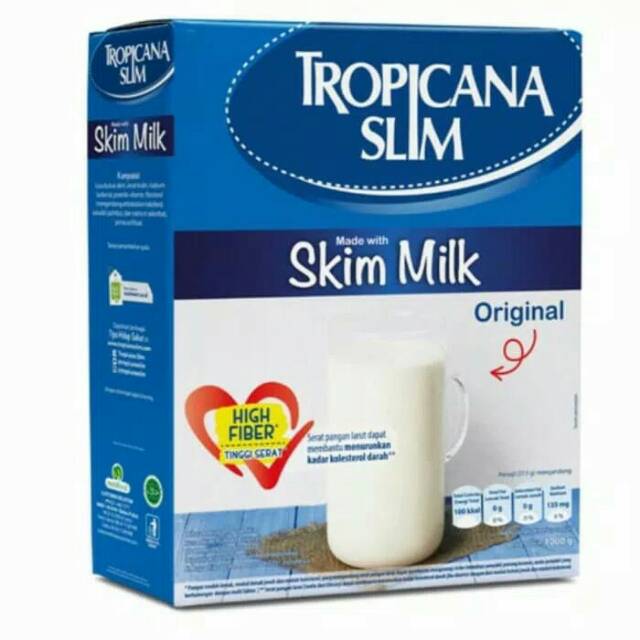 Tropicana slim non fat skim milk 1 kg plain