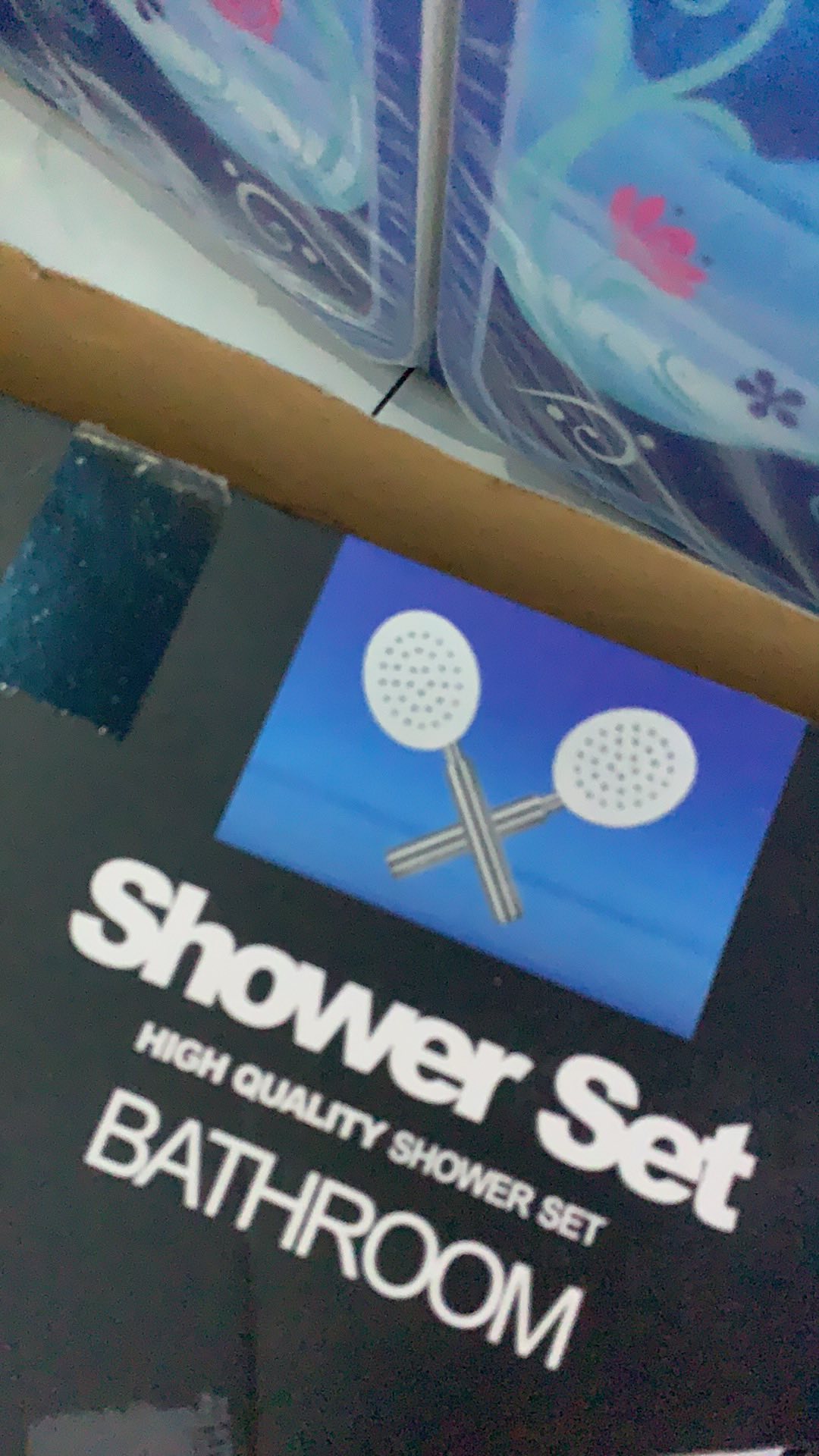 Kran Shower Panas Dingin Stainless Warna Hitam