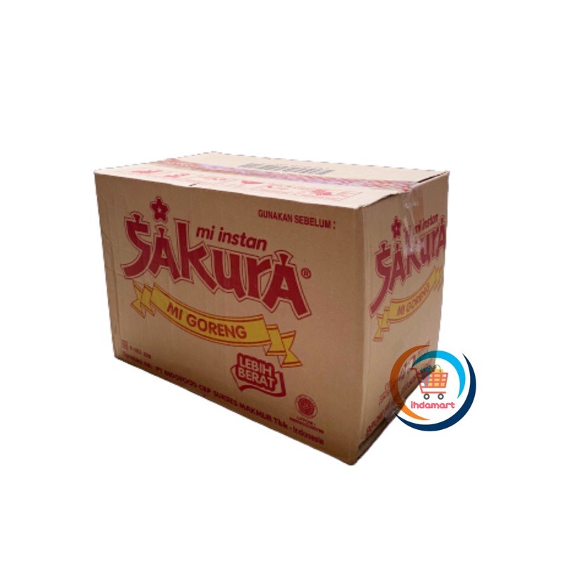 Mie Instan Sakura Goreng 60 gr 1 Dus Isi 40 pcs