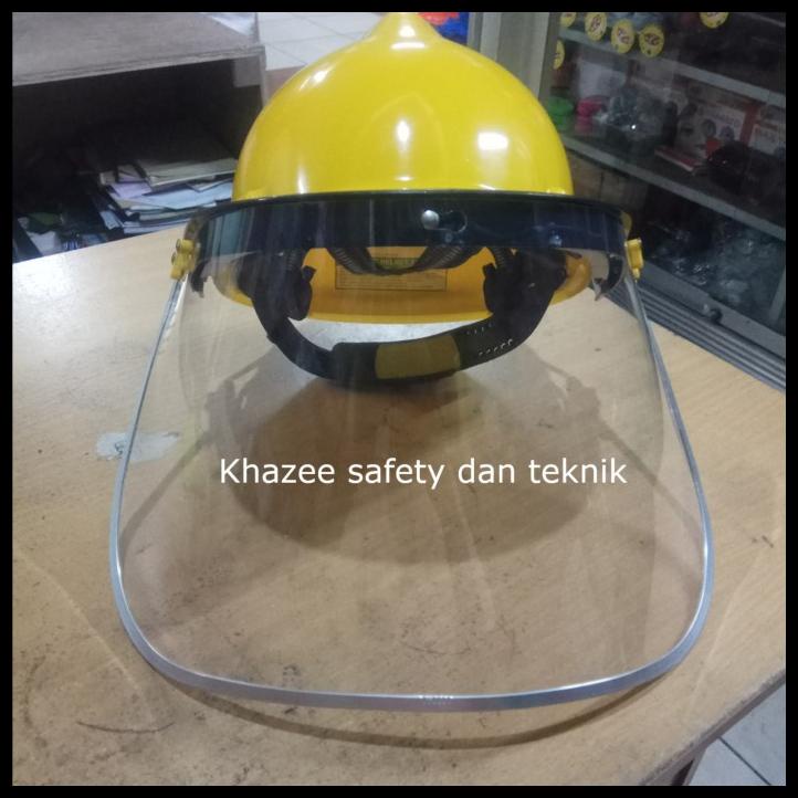 Helm Proyek Apd / Helm Face Shield / Helm Proyek Face Shield