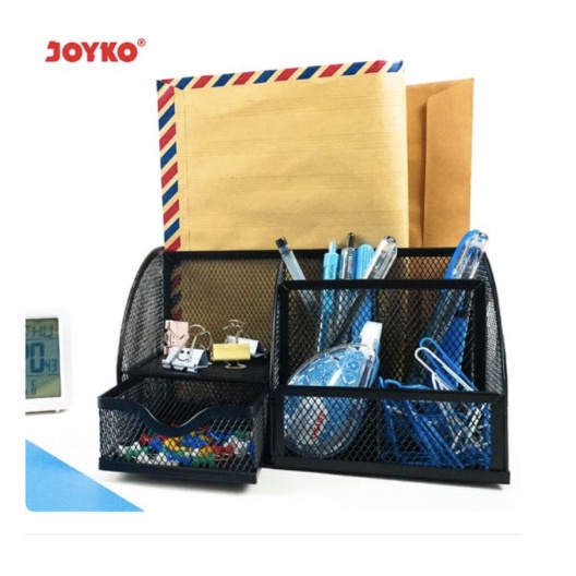 

Hemat Desk Set / Pen Holder / Tempat Alat Tulis Jaring Jala Joyko Ds-22 Promo