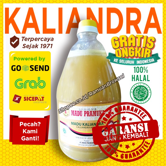 

Madu Pramuka Kaliandra 2000ml 2 Liter