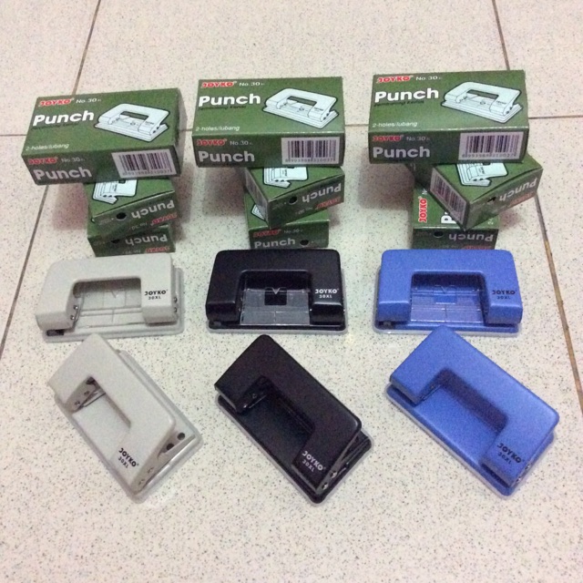 

Pembolong Kertas / Perforator / Punch No.30 JOYKO 2 Hole