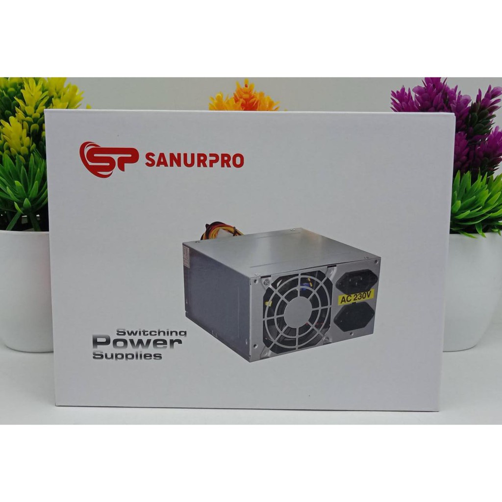 Power Supply ATX -500W : - 230watts Pure Rated power - 450watt Max Power - Built-in 120mm Silent Fan