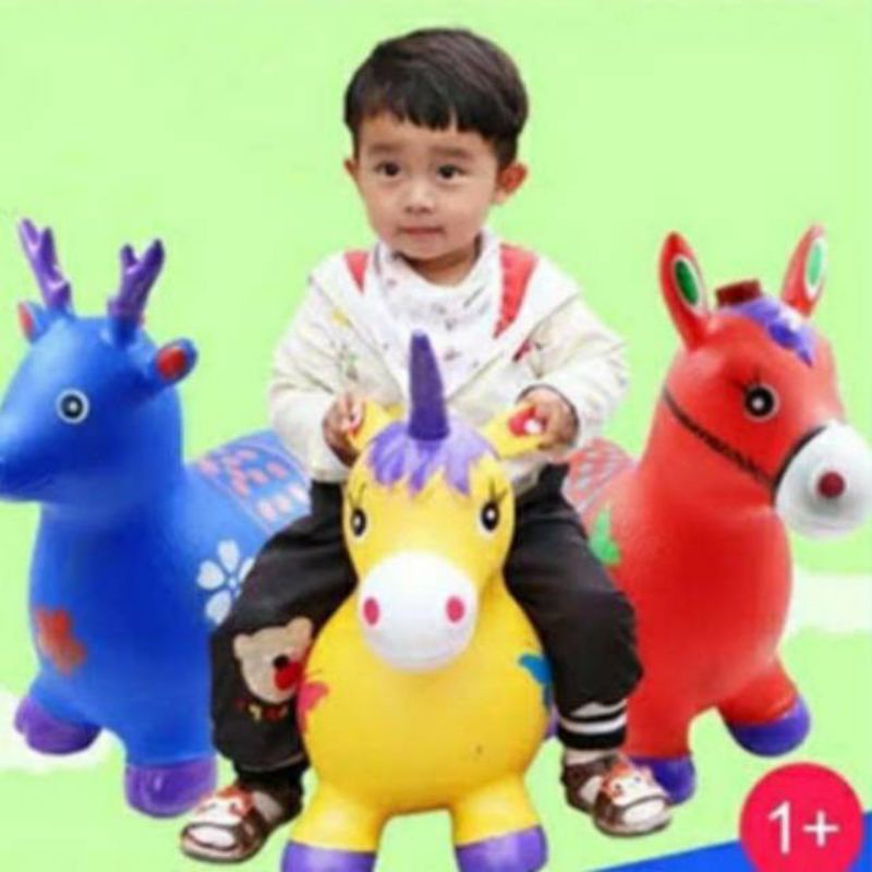 mainan kuda-kuda karet Tebal