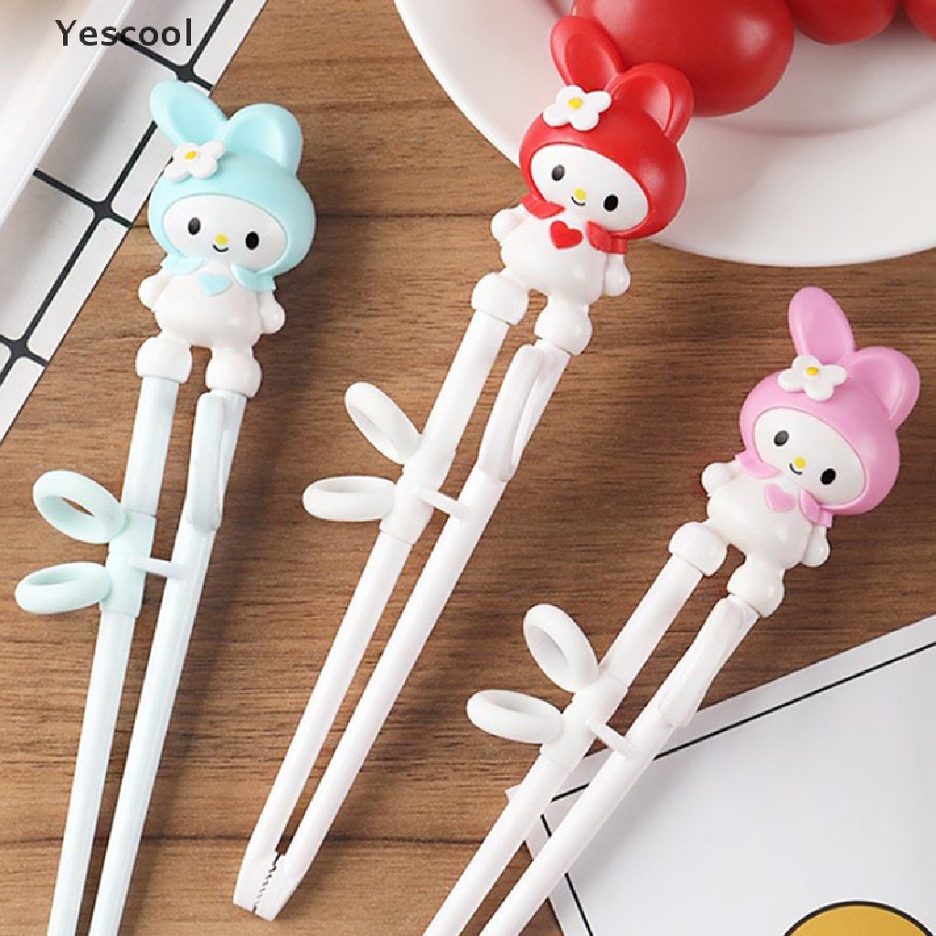 Yescool ABS Children's Practice Chopsticks Correct Creative Cartoon Learning Chopsticks .