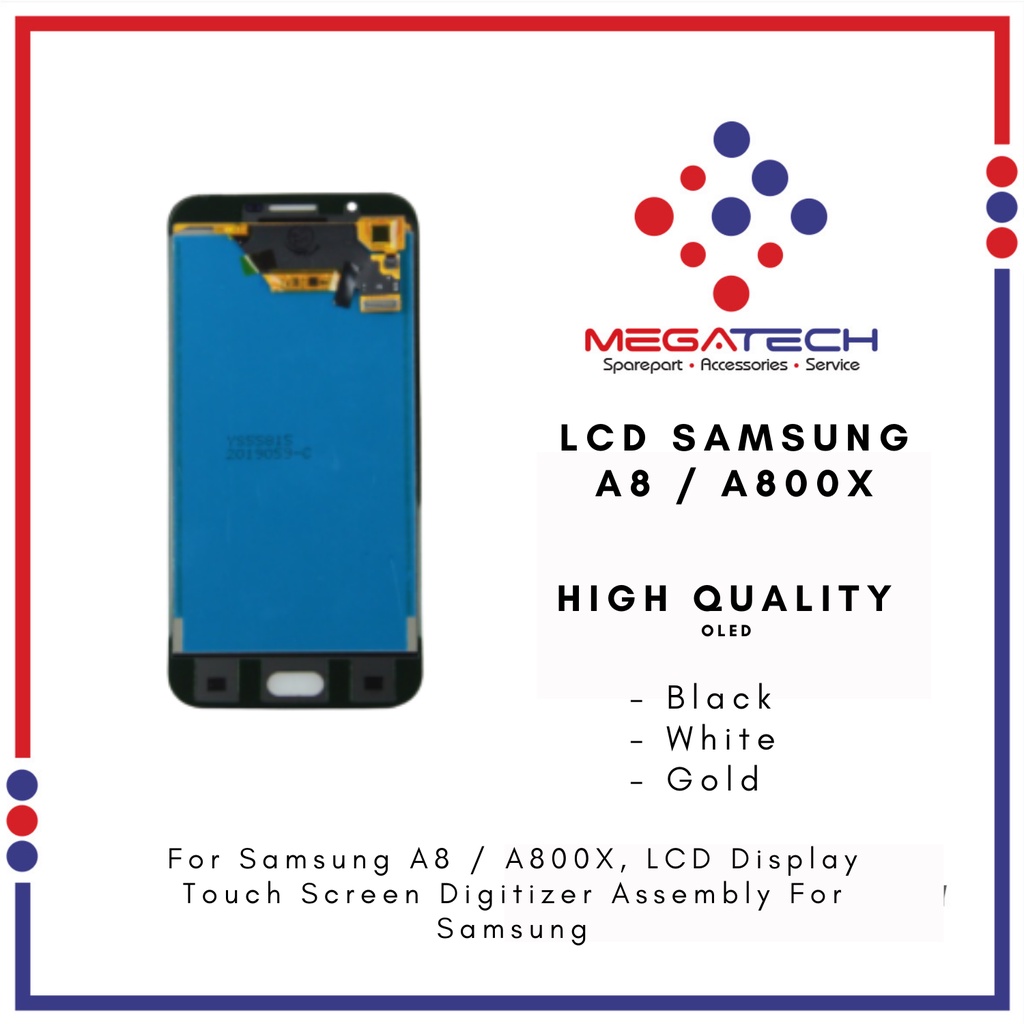 LCD Samsung A8 A800F / LCD Samsung A8 Duos A800X Fullset Touchscreen