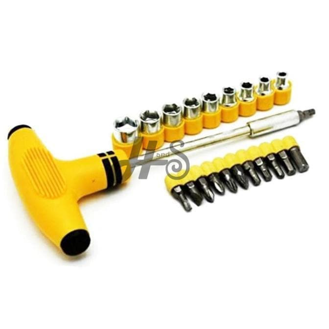 Obeng Set Shock Multifungsi Kunci Shock Serbaguna Kunci Shock T