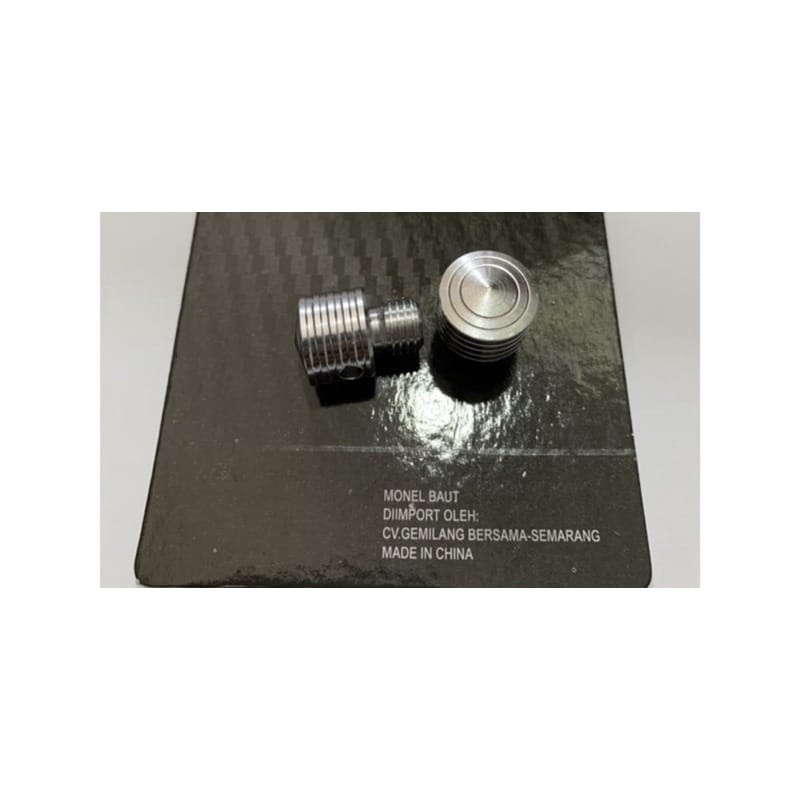 TUTUP BAUT SPION NMAX PCX SCOOPY VARIO BEAT - MONEL BAUT SPION NMAX LEXY-SILVER