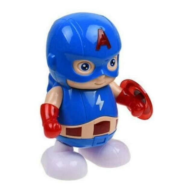 Mainan Terbaru  Robot DANCE Avenger  Captain America  Music and Light