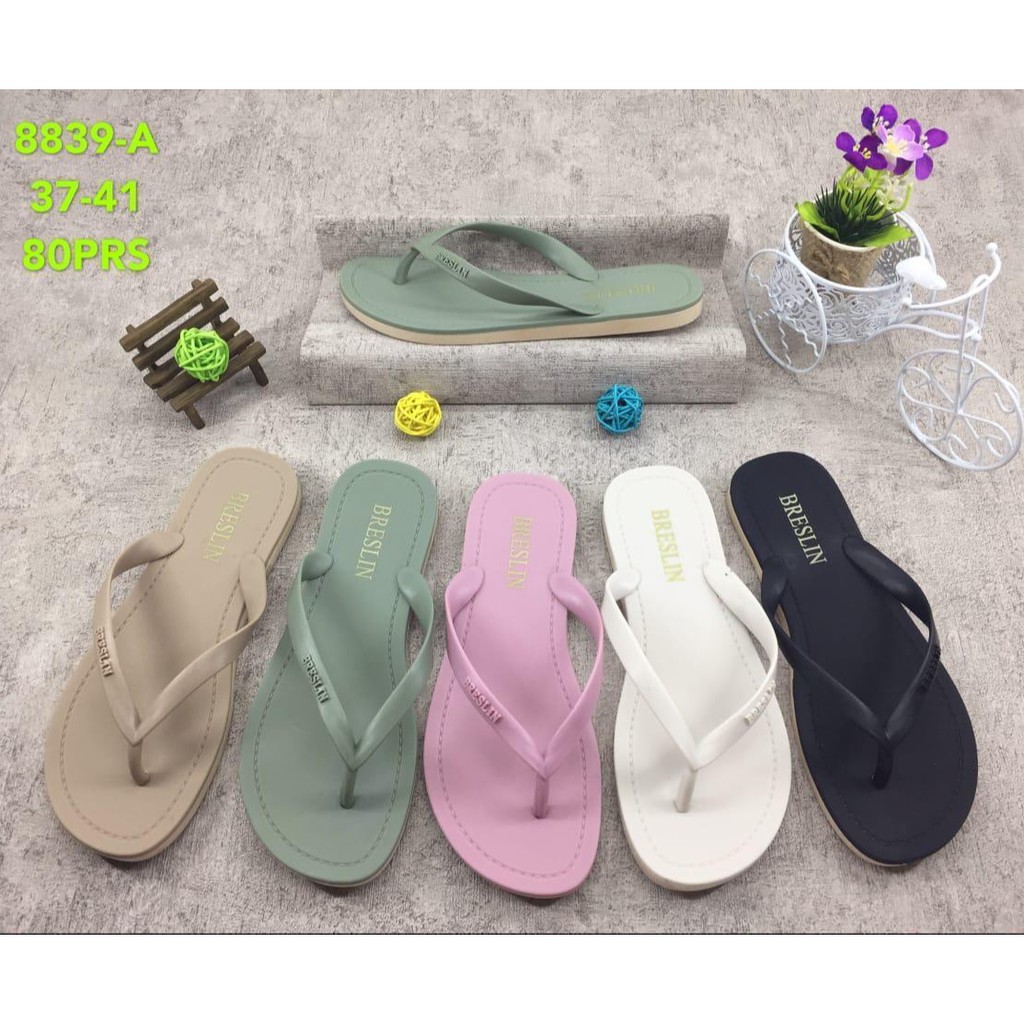 Sandal wanita flipflop jelly karet BRESLIN 8839-A