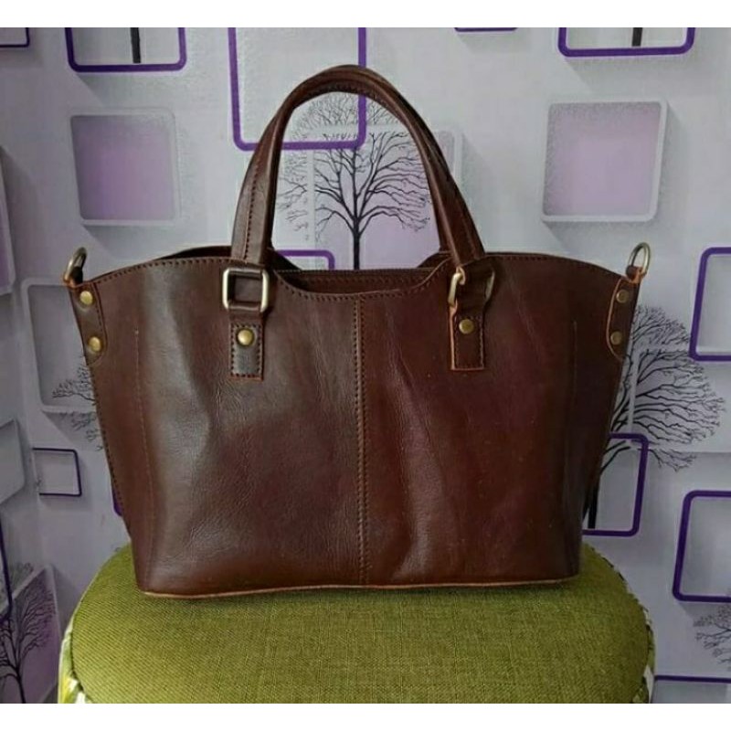 Tas Baleno kulit sapi asli