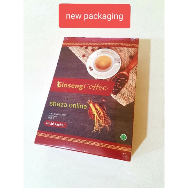 

Packing Baru Kopi Korean Ginseng Coffee 20 sachet