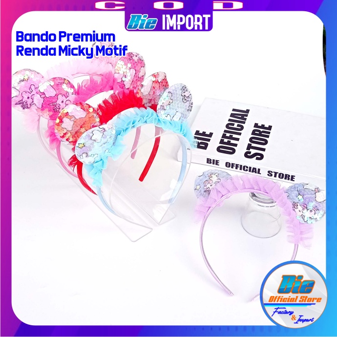 Bando Cat Bling Renda Premium Impor Best Seller