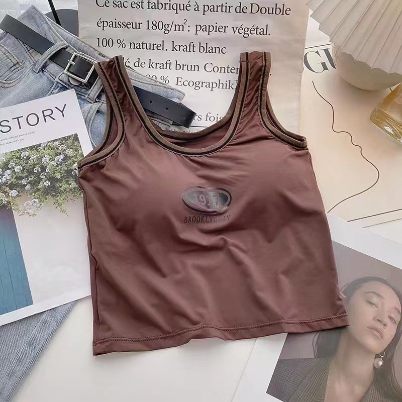 GO! BR737 TANKTOP 1917 BRA GYM BRA OLAHRAGA PUSH UP WANITA TANPA KAWAT ELASTIS SEXY