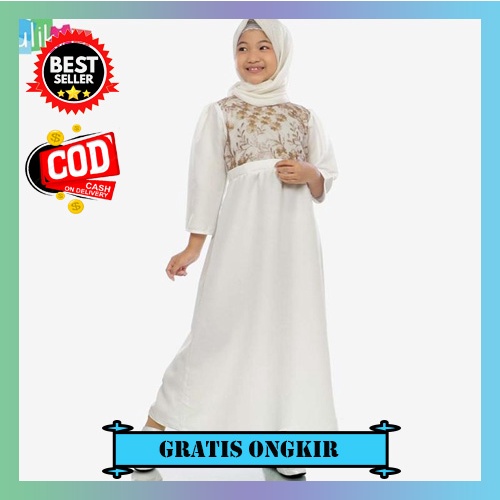 Baju Muslim Anak Perempuan Setelan Anak Perempuan Muslim Naura Set Blouse Hoofla Kids Umur 3 4 5 6 7