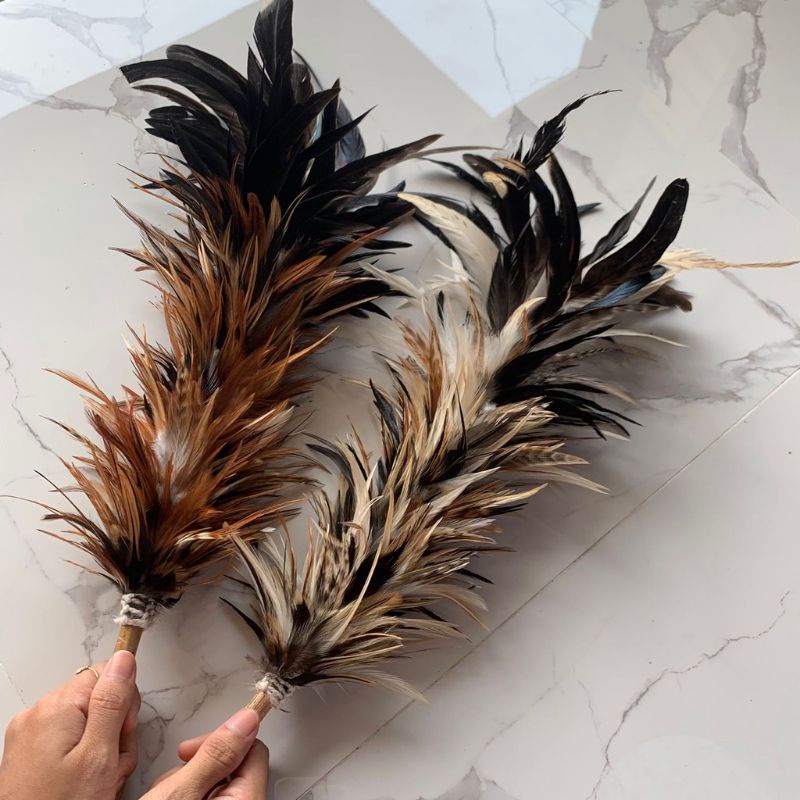 KEMOCENG BULU AYAM TEBAL/ KEMOCENG PEMBERSIH/ KEMOCENG BULU AYAM JAGO ASLI