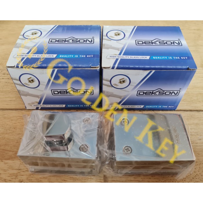 Kunci Pintu - Glass Lock Dekkson Dekson Gl 621-1 Cp Kunci Pintu Kaca Kamar Mandi Wc