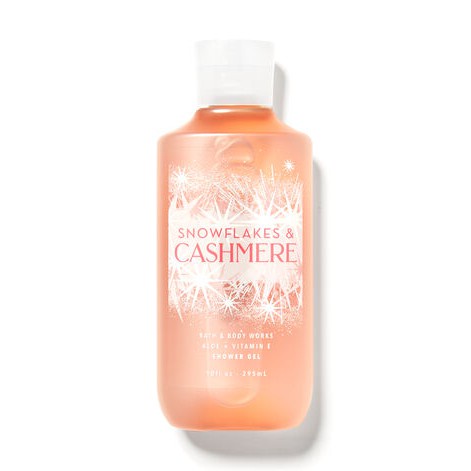 BBW Bath and Body Works Shower Gel Snowflakes & Cashmere 295ml
