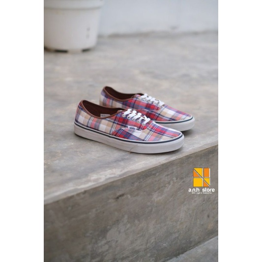 Vans Authentic Woven Paid Red (Kode Waffle GSI)