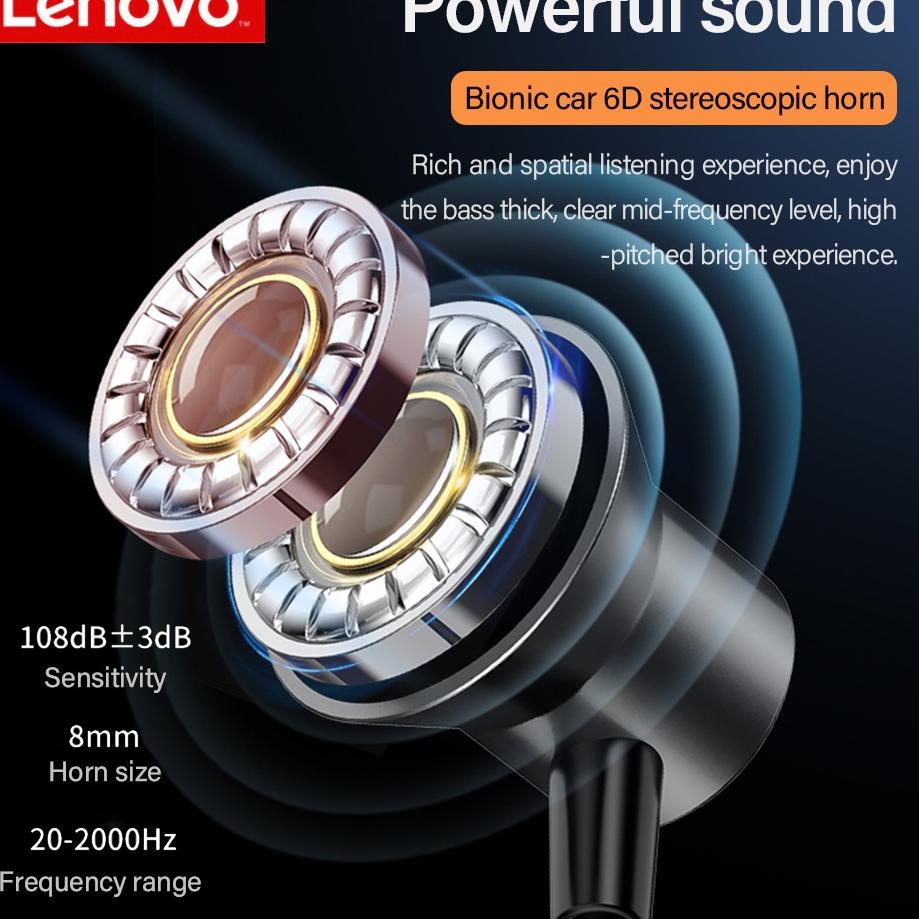 Lenovo XE05 Neckband Sport Headset Bluetooth Bass Stereo Mic IPX5 Waterproof Headphone [DDS. 686482]