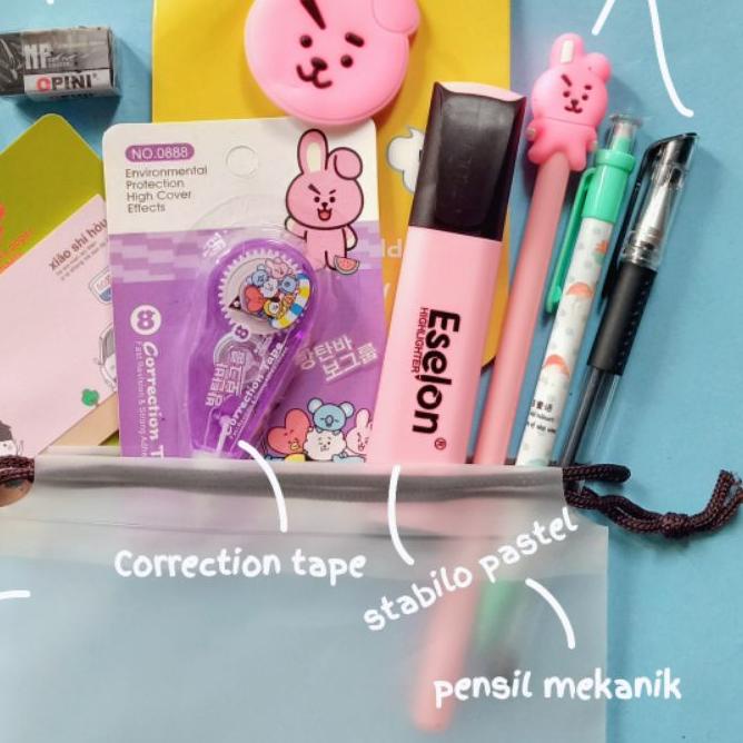 

⚡iap Kirim PAKET ALAT TULIS 9IN1 KARAKTER LUCU KOREA / ALAT TULIS SET / STATIONERY FANCY paling murah