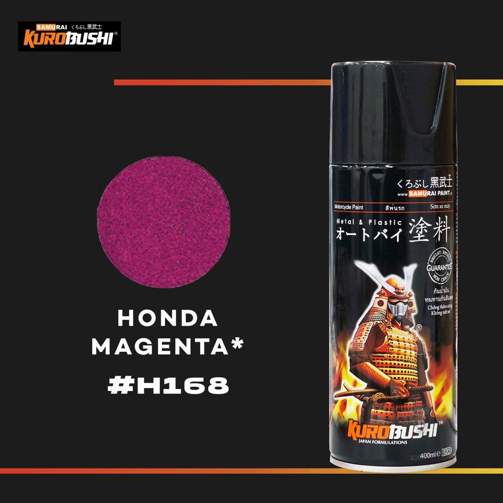 Samuraipaint, Honda Magenta H168 Cat Aerosol Kualitas Kompresor