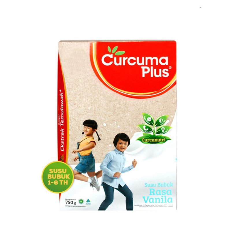 CURCUMA PLUS VANILA 750 G SUSU PERTUMBUHAN ANAK