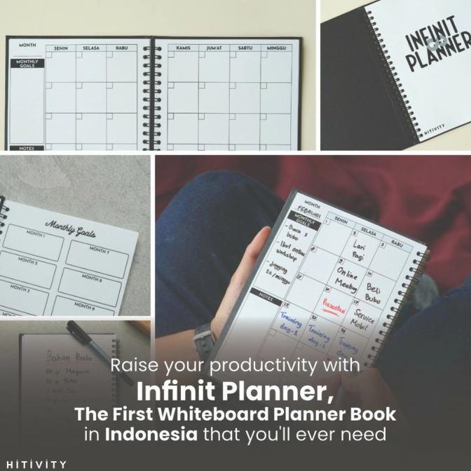 

Buku Infinit Planner Agenda buku yang bisa hapus Eresable B