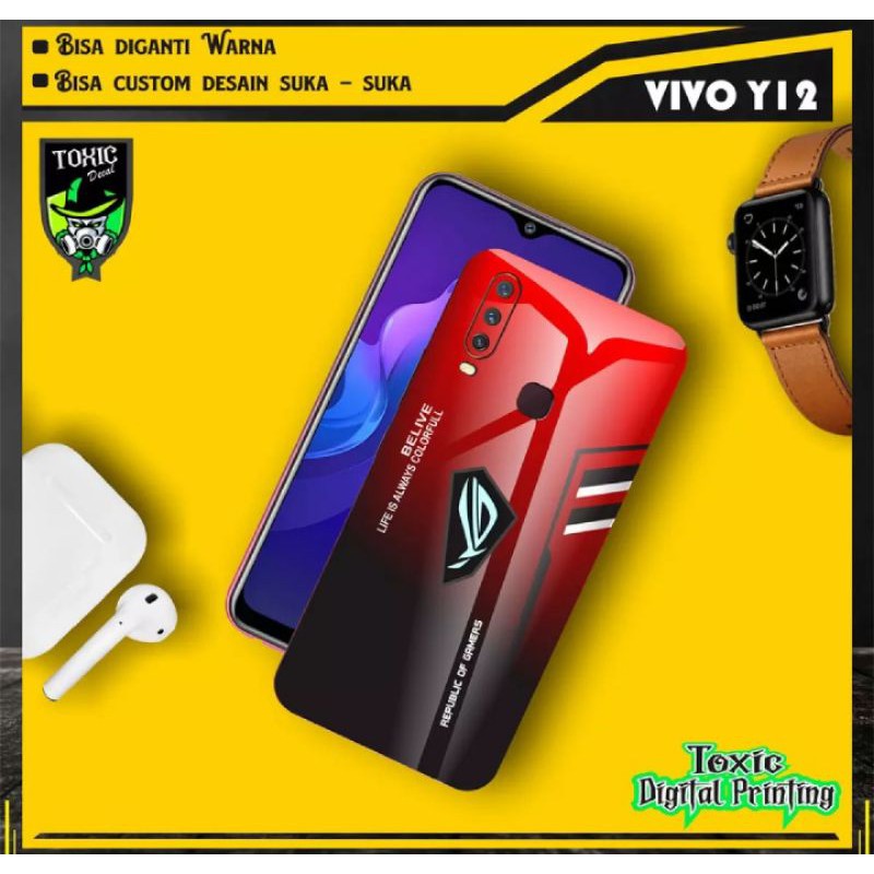 garskin hp vivo y12 motif ROG phone