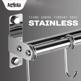 Rak Dapur E21 Rak Dinding Gantung Stainless Steel Rak Dapur E21 Rak Dinding Gantung Stainless Steel