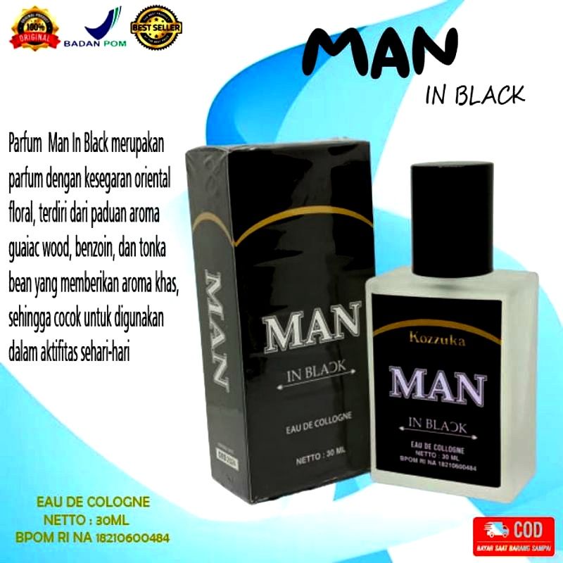 PARFUM MAN IN BLACK Parfum Pria Tahan Lama Parfum Pria Murah Parfum Viral Wanita 30 ML