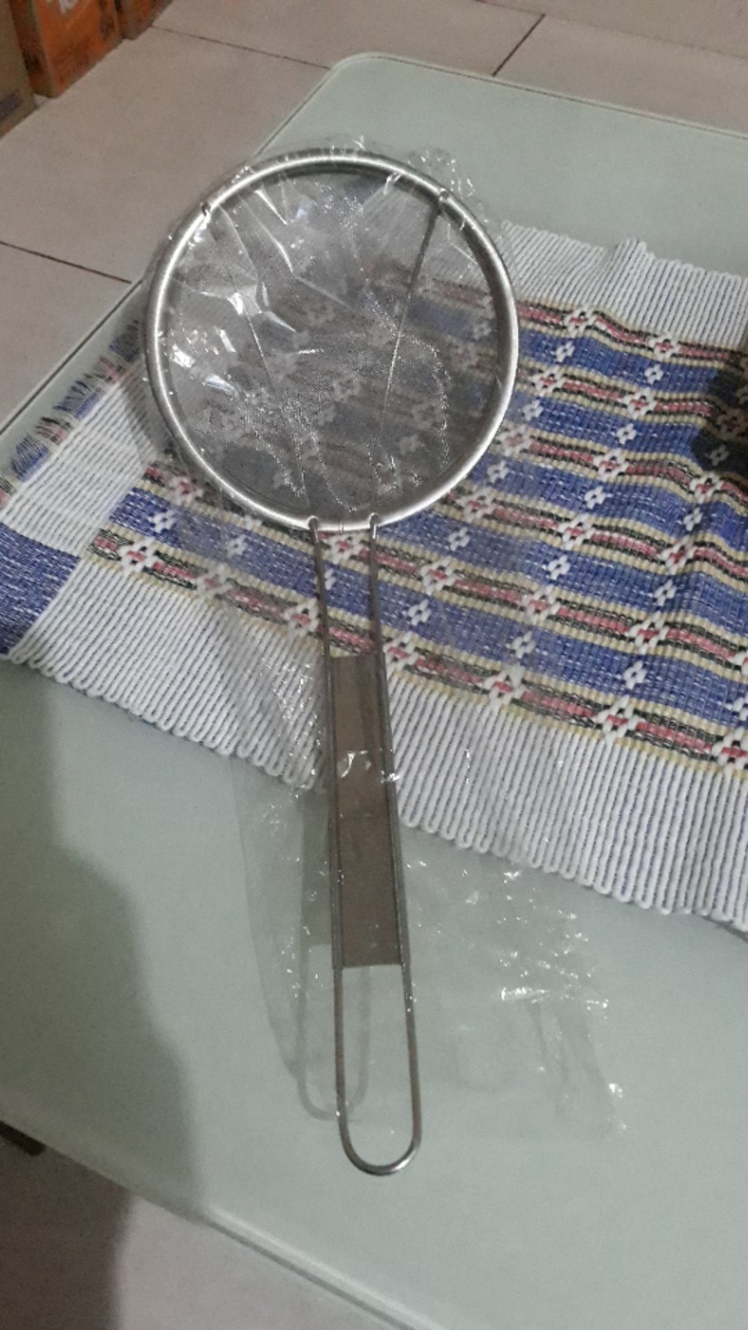 Saringan Serok Minyak Goreng/ Tirisan Minyak/bahan Stainles, Tahan Panas  500gr