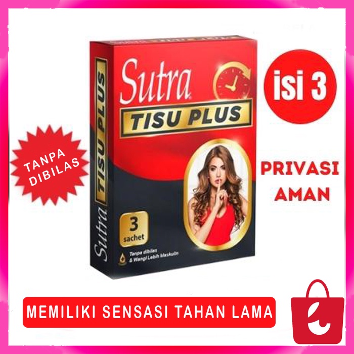 ✅ Privasi Terjamin 100% Sutra Tisu Plus Isi 3 Sachet - Tissue Magic Tanpa Dibilas