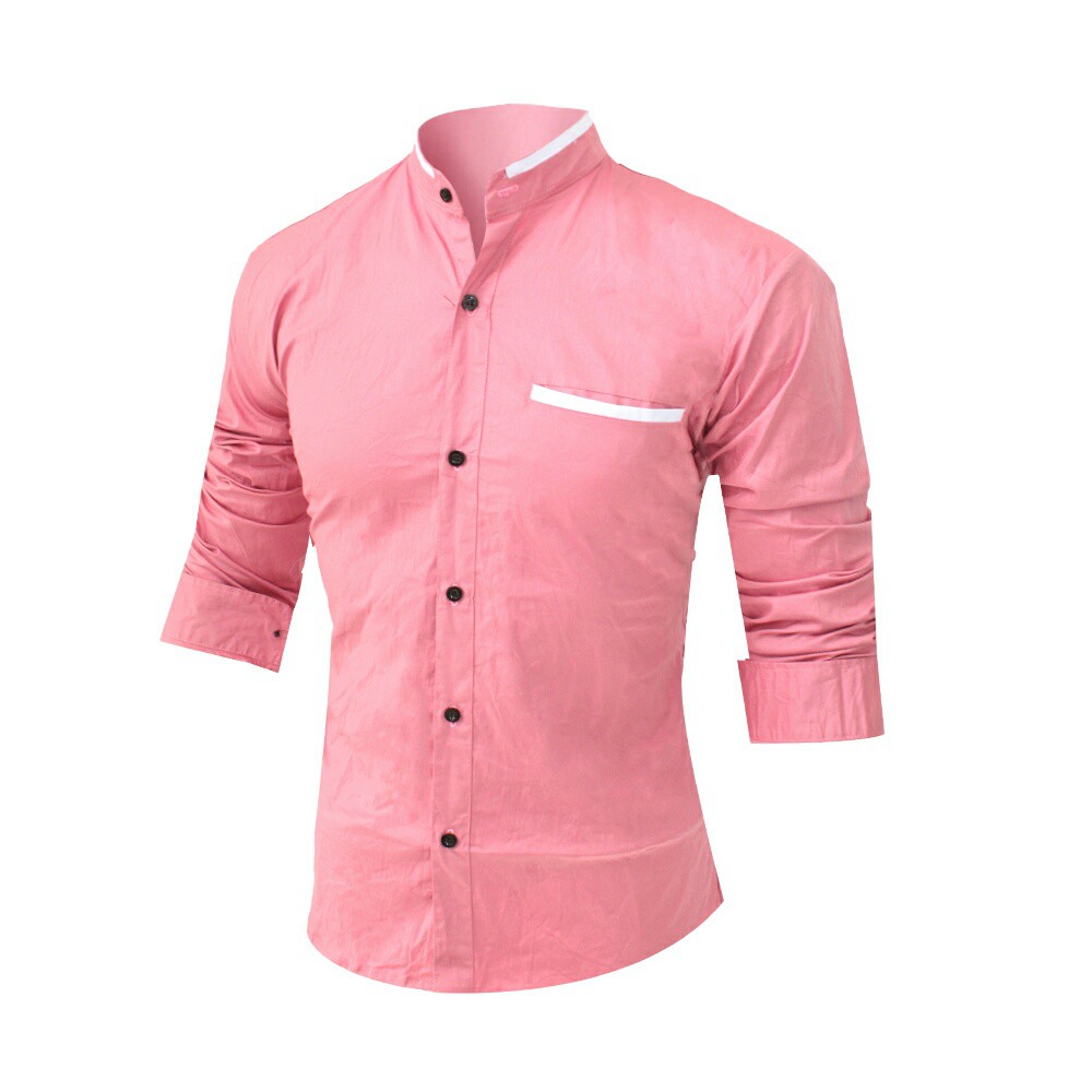 HH-Kemeja Felix bahan katun strech fit to L ld 102 pj 70