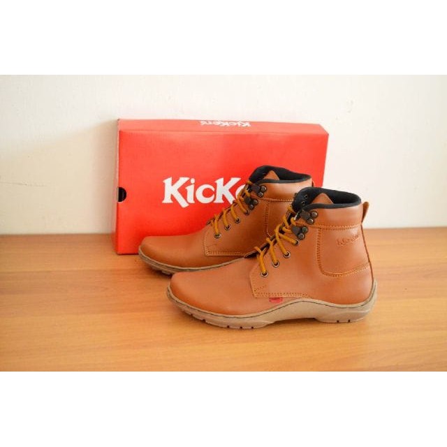 SEPATU PRIA BOOTS KICKERS BRV HITAM SAFETY ORIGINAL BOOTS
